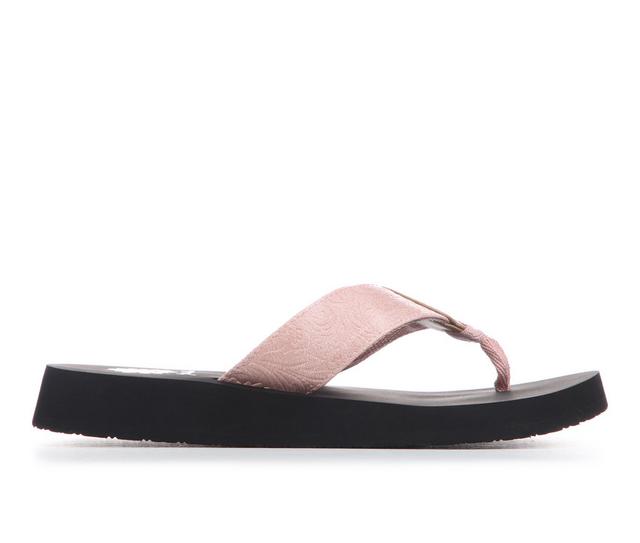 Yellow Box Brinda Flip-Flops in Blush color