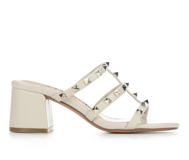 Women's Christina Royale Emma Block Heel in Bone color