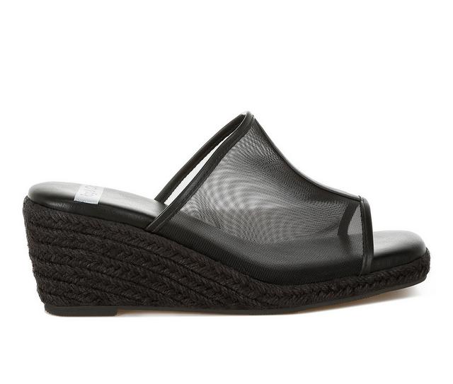 Women's Rag & Co Seraphine Wedges in Black color