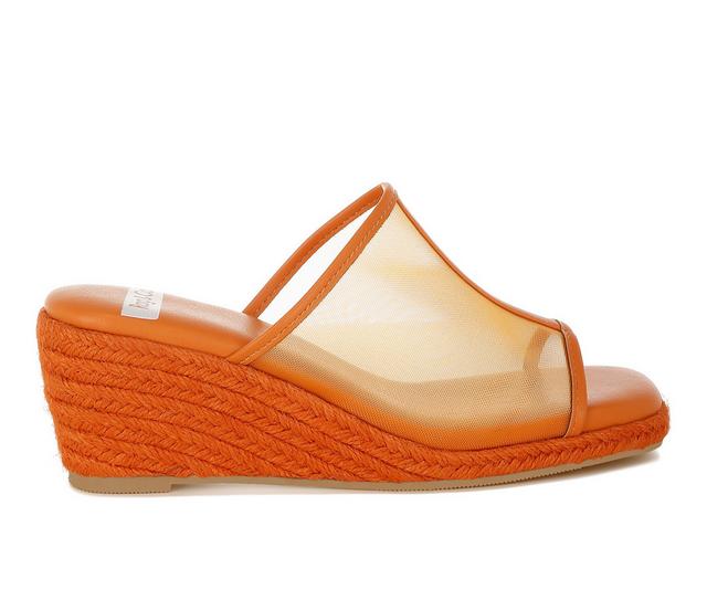 Women's Rag & Co Seraphine Wedges in Orange color