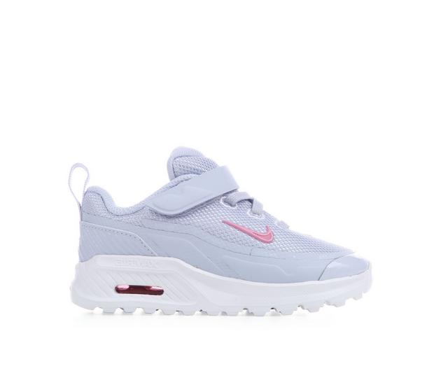 Girls' Nike Little Kid & Big Kid Air Max Bia Running Shoes in Blue/Pink color