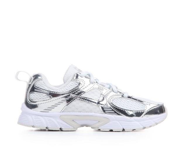 Kids' Nike Little Kid V5 RNR Running Shoes in Wht/Mtlc/Gry color