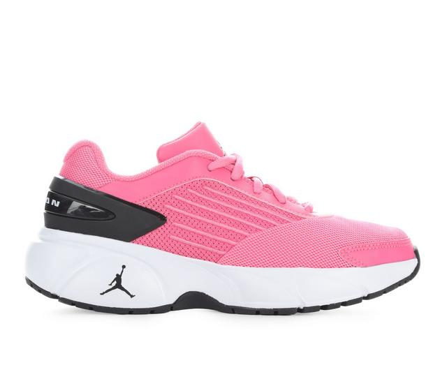 Girls' Jordan Big Kid Trunner Flow Running Shoes in Pinksicle/Bk/Wh color