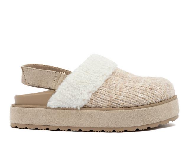 Women's Sugar Cabin Fur Clogs in Natural Sweater color