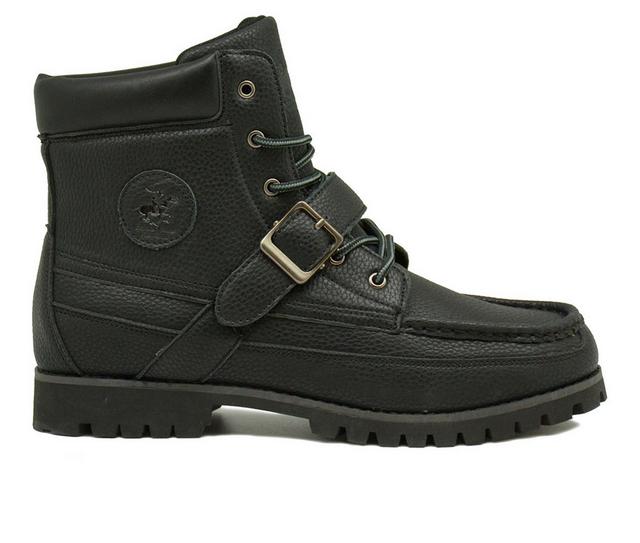 Men's Beverly Hills Polo Club Cowboy Boots in Black color