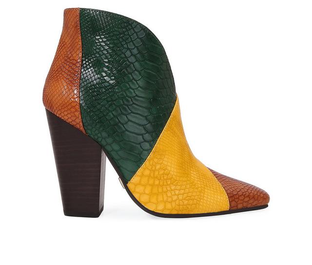 Women's Ninety Union Astoria Booties in Brown Multi color