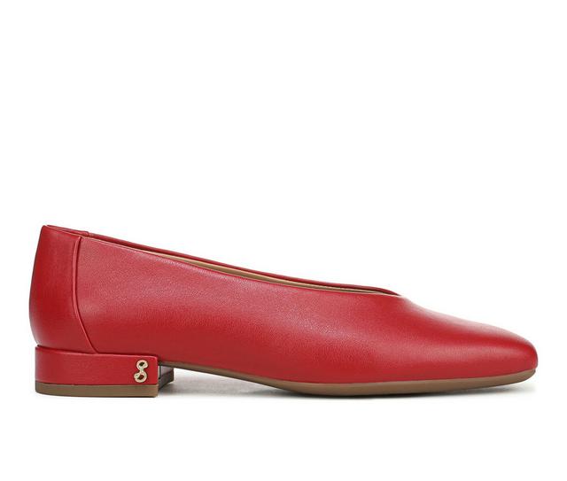 Women's Sam & Libby Gretta Heeled Flat in Deep Scarlet color