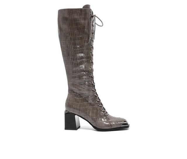 Women's Ninety Union Fuji Knee High Boots in Grey color