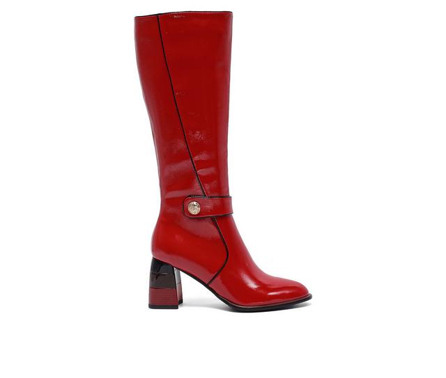 Women's Ninety Union Randi Knee High Boots in Red color