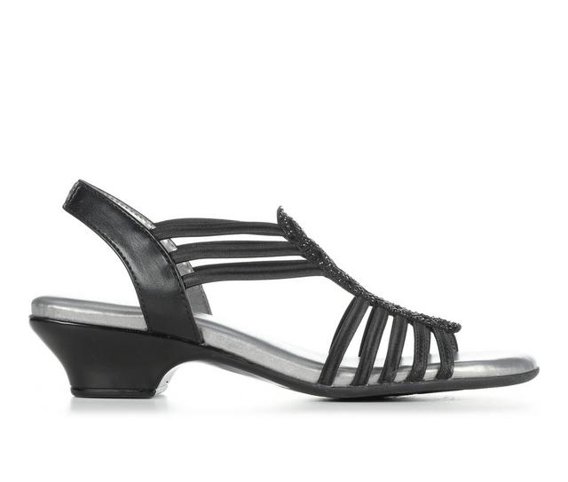 Women's Blue Aura Ellian Dress Sandals in Black color