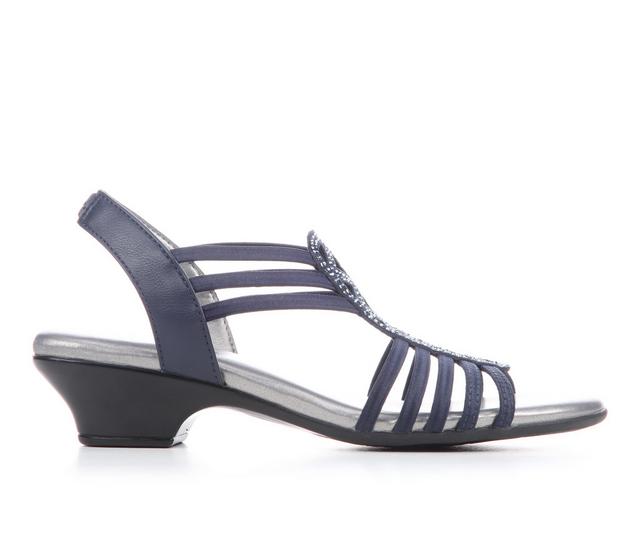 Women's Blue Aura Ellian Dress Sandals in Navy color