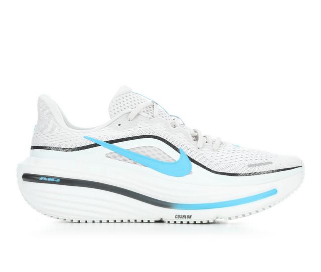 Men's Nike Winflo 12 Running Shoes in Gry/Blu/Wht color