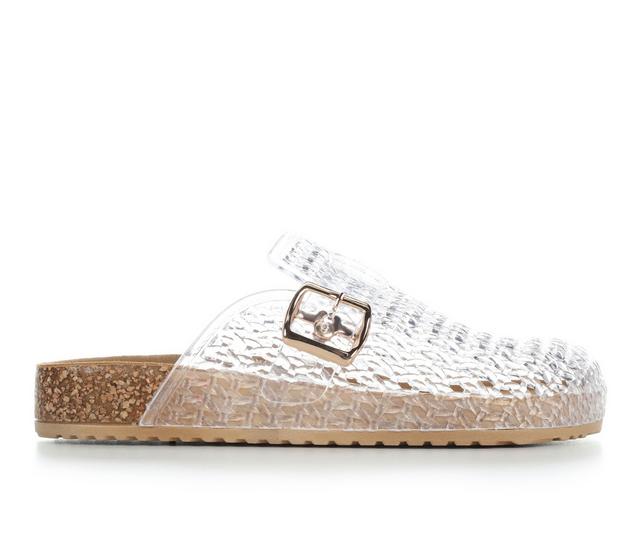 Women's Sugar SGR-Bubblegum Clogs in Clear color