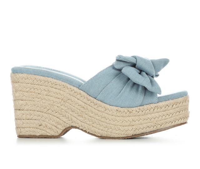 Women's Shu Shop Ingrid Wedges in Light Denim color