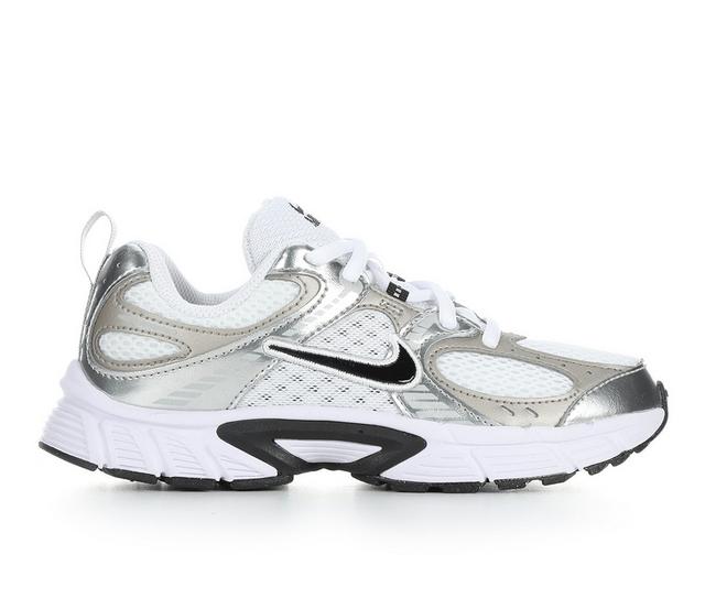 Kids' Nike Little Kid V5 RNR Elastic Running Shoes in White/Black/Gry color