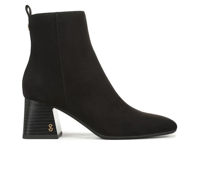 Women's Sam & Libby Yuliana Booties in Black Fabric color