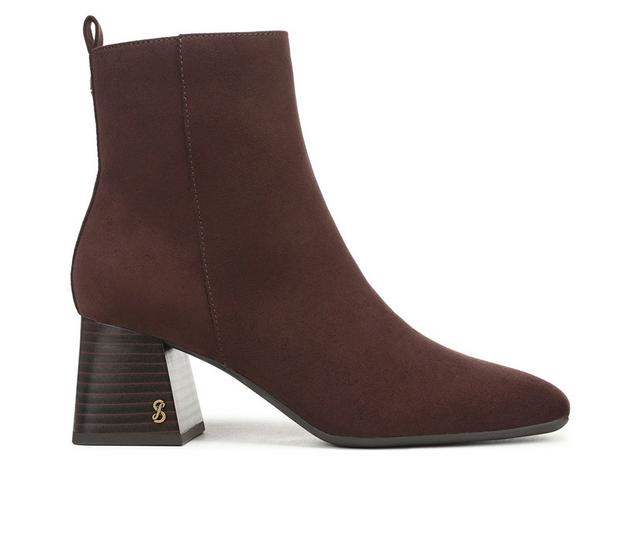 Women's Sam & Libby Yuliana Booties in Cafe Noir color