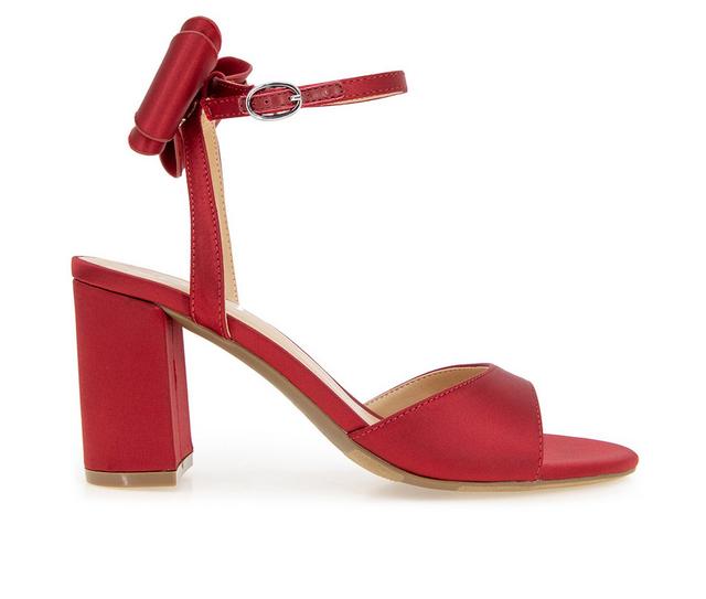 Women's XOXO Peyton Dress Sandals in Lipstick color