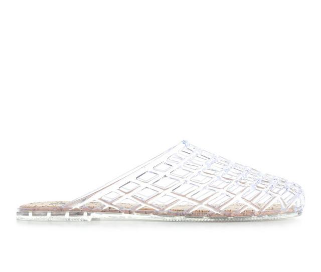 Women's MIA Darby Mules in Clear color