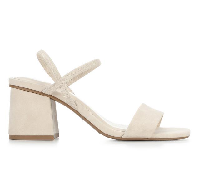 Women's MIA Zissy Block Heels in Beige color