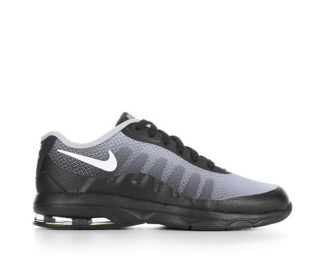 Kids' Nike Little Kid Air Max Invigor Print Running Shoes in Black/Wht/Gry color