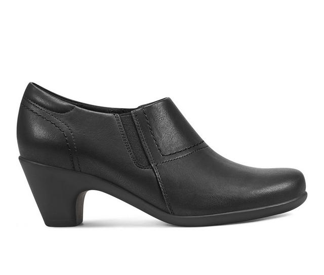 Women's Easy Spirit Caine Booties in Black color