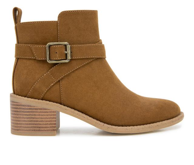 Women's Esprit Bess Booties in Cognac color