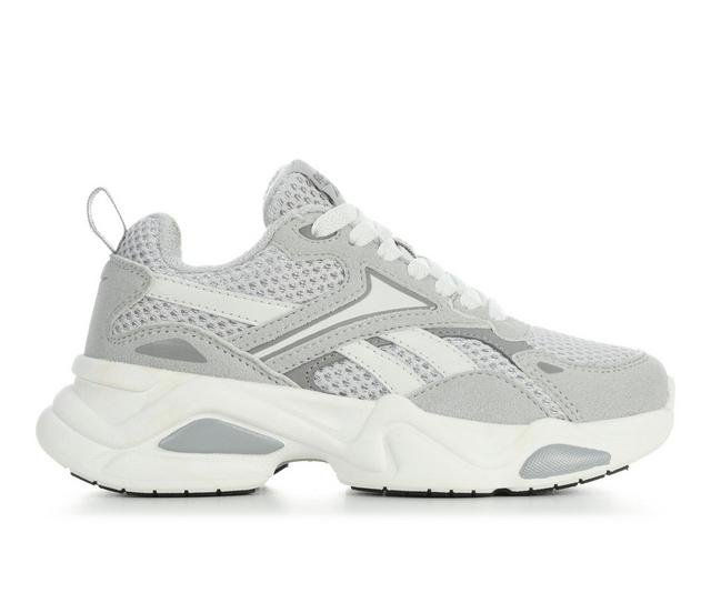 Boys' Reebok Big Kid Charge Sneakers in Gry/Wht/Gry color