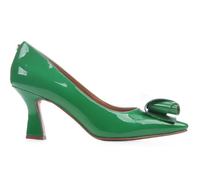 Women's J Renee Karali Pumps in Green Patent color