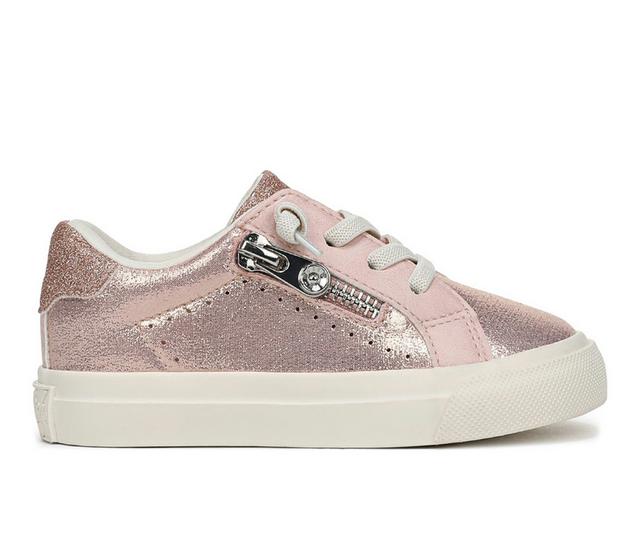 Girls' Blowfish Malibu Toddler & Little Kid Perfect-T Sneakers in Blush Shimmer color