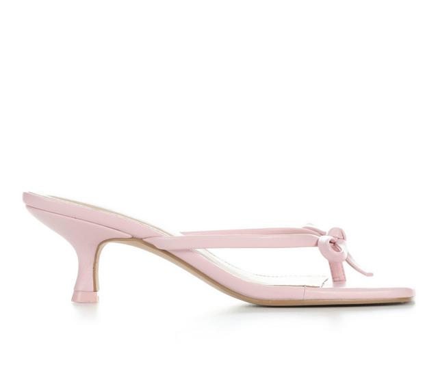 Women's Madden Girl Charlotte Dress Sandals in Light Pink color