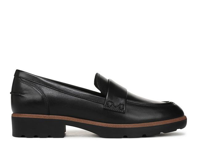 Women's Vionic Cleo Loafers in Black color