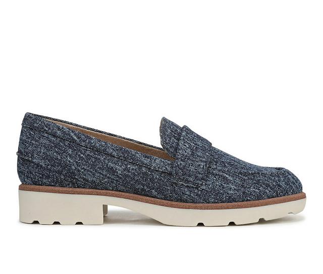 Women's Vionic Cleo Loafers in Dark Denim color