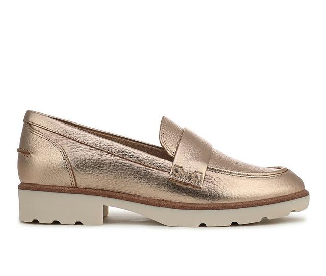 Women's Vionic Cleo Loafers in Bronze color