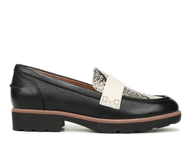 Women's Vionic Cleo Loafers in Black/Multi color
