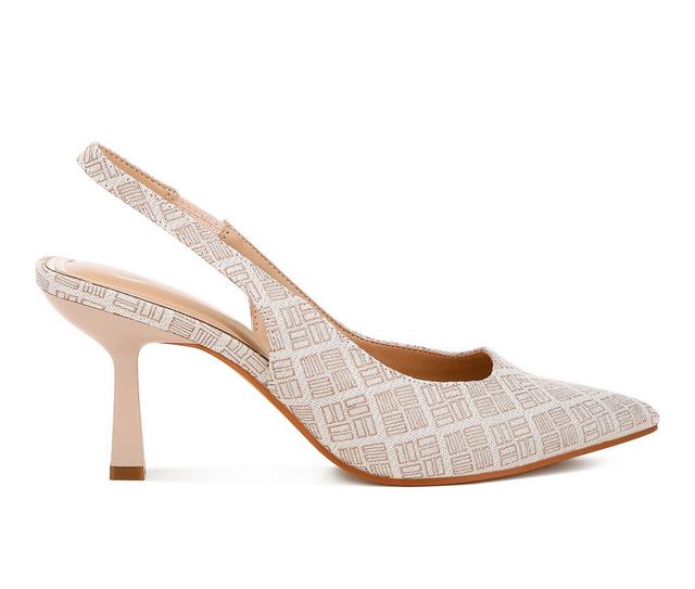 Women's London Rag Faina Pumps in Beige color