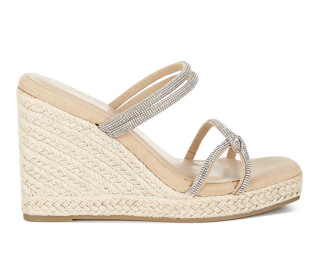 Women's London Rag Enocha Wedges in Blush color