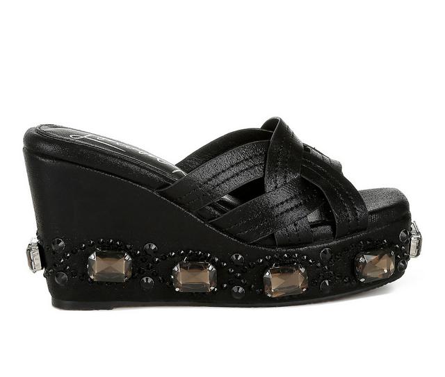 Women's London Rag Blistronic Wedges in Black color