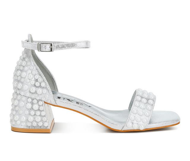 Women's London Rag Nocturnal Dress Sandals in Silver color