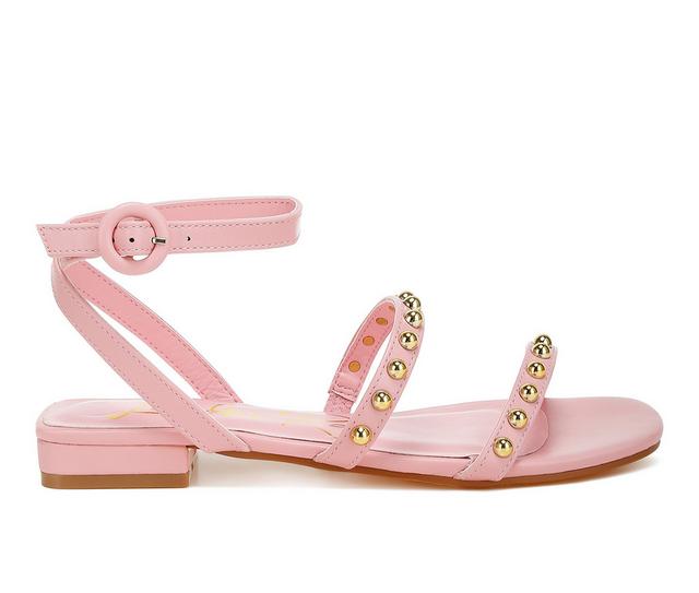 Women's London Rag Flippity Flats in Pink color