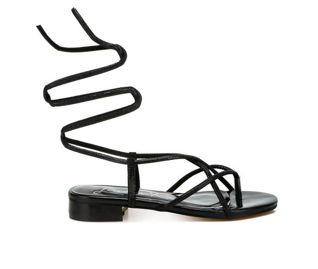 Women's London Rag Babbity Lace-up Sandals in Black color