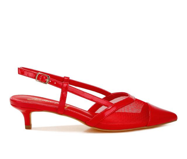 Women's London Rag Temptress Dress Sandals in Red color