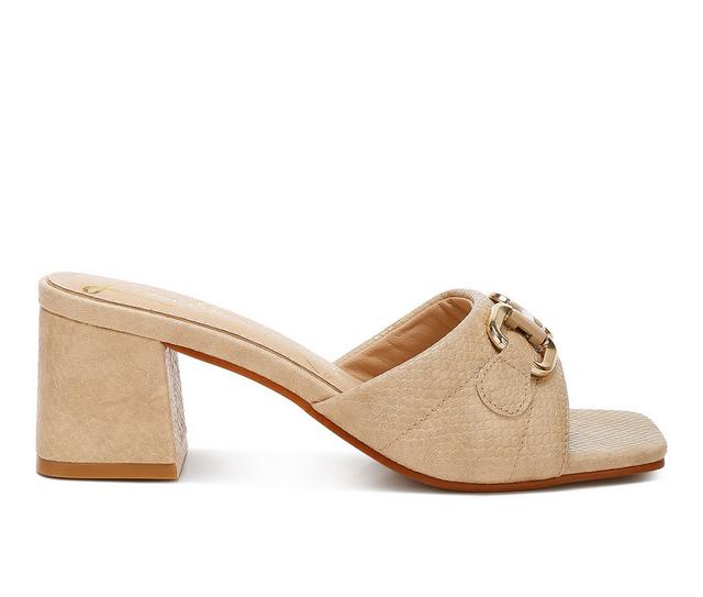 Women's London Rag Bellamy Dress Sandals in Beige color