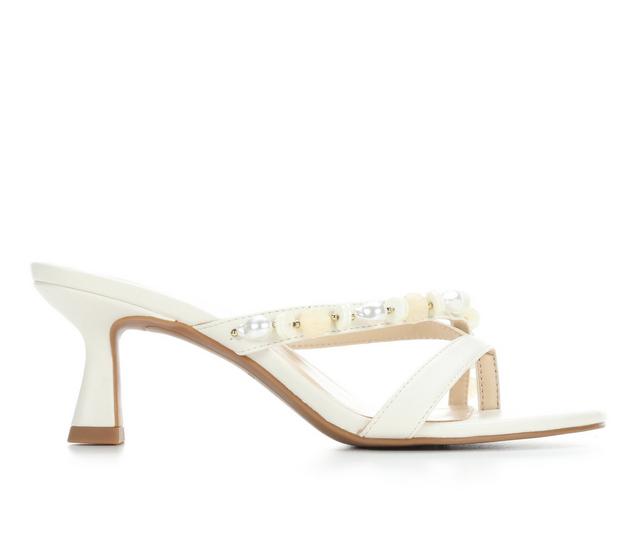 Women's Dolce Vita Damon Bead Dress Sandals in Ivory color