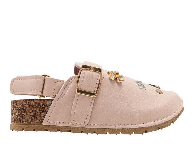 Girls' Bebe Toddler Dina Clogs in Blush color
