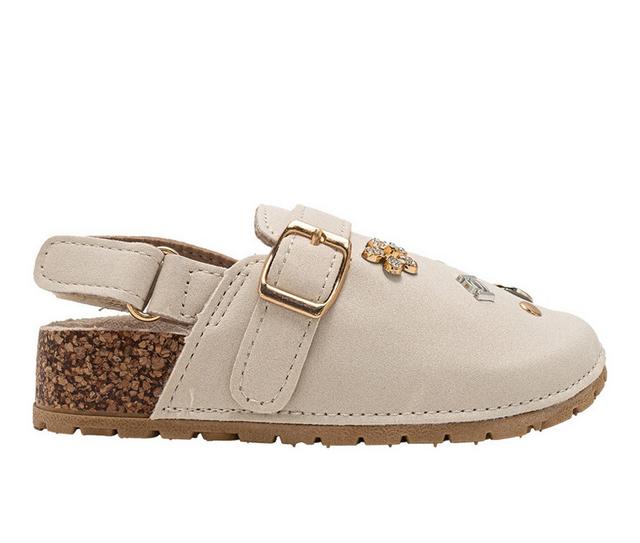 Girls' Bebe Toddler Dina Clogs in Tan color