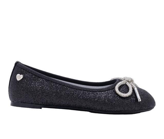 Girls' Bebe Little Kid Gina Flats in Black color