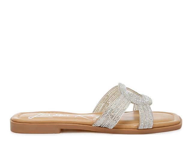 Women's London Rag Minople Sandals in Silver color