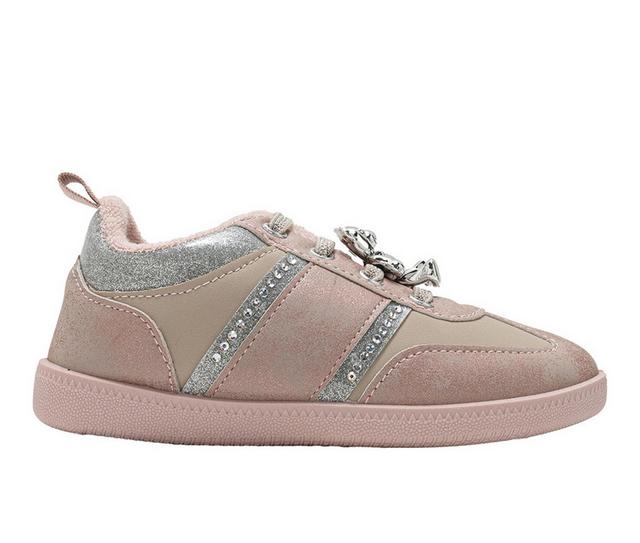 Girls' Bebe Toddler Lil Teddy Sneakers in Pink color
