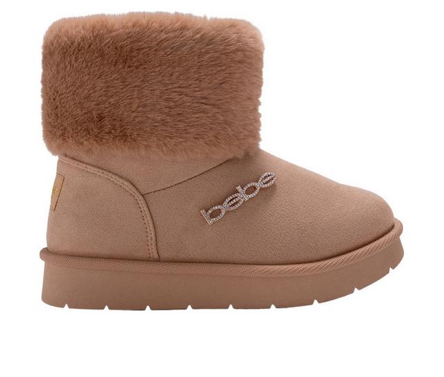 Girls' Bebe Little Kid Gene Winter Boots in Sand color